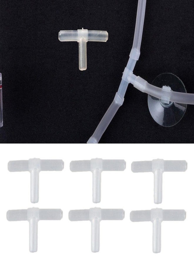 وصلات أنابيب مضخات هواء أحواض السمك البلاستيكية ثلاثية الاتجاهات من VAYINATO®، مقاس 4 مم (عبوة من 20 قطعة) من Petzlifeworld - Image 5